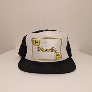 Vintage John Deere Brooks Tractor Inc Truckers Cap